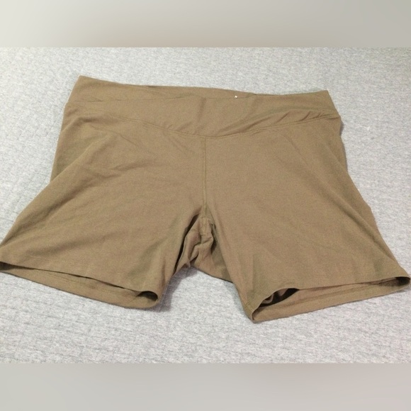 Old Navy Active Powerchill Extra High-Rise Play Clay Brown Bike Shorts Size 4X - Picture 1 of 5